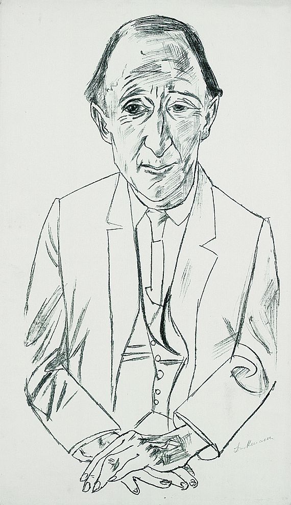 Max Beckmann - Bildnis des Komponisten Frederik Delius