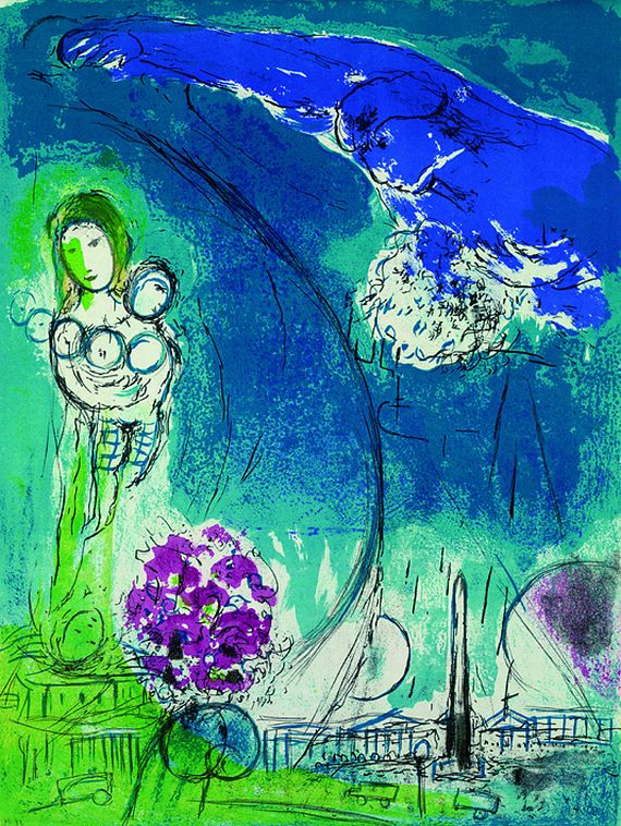 Marc Chagall - 2 Bll. aus: Revue Verve