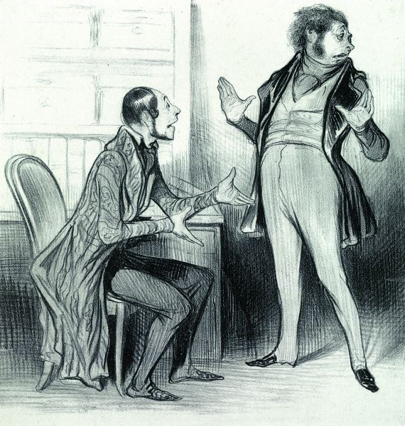 Honoré Daumier - 21 Bll. aus verschiedenen Folgen