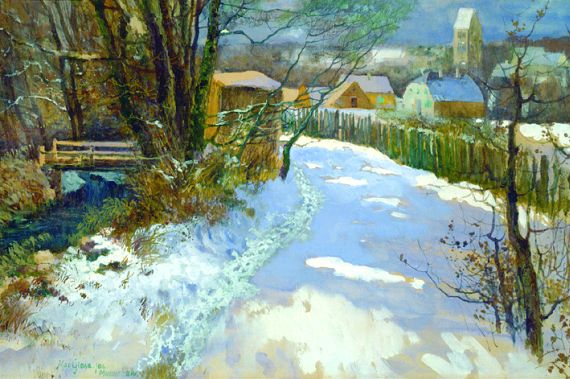 Max Eduard Giese - Winterliche Landschaft
