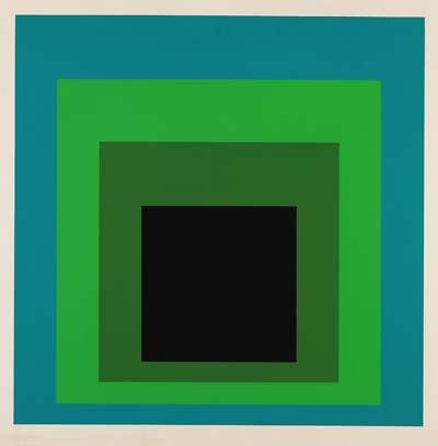 Josef Albers - From: Hommage to the square