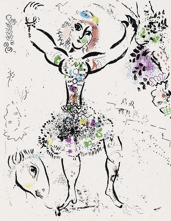 Marc Chagall - Jongleurin