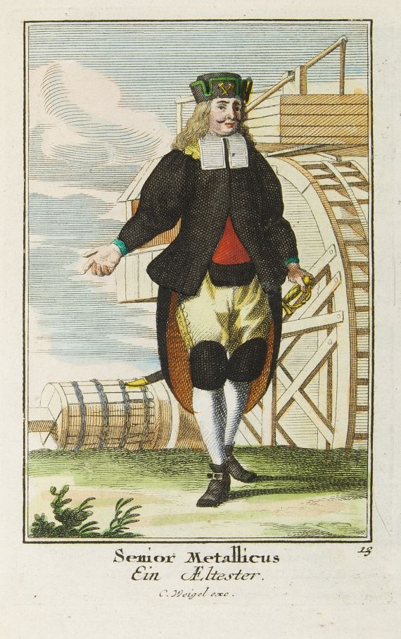 Christoph Weigel - Abbildung aller Berg- und Hütten-Beamten. 1788.