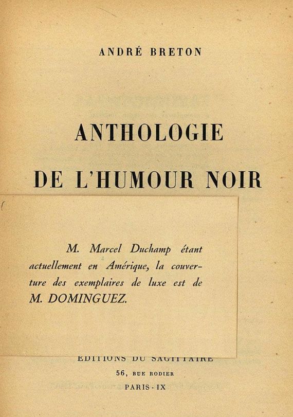 André Breton - Anthologie de l