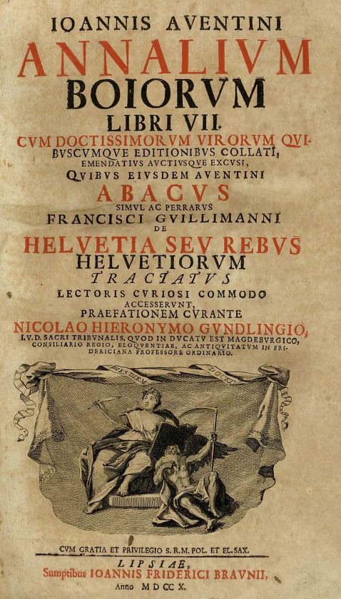 Johannes Aventinus - Annalium boiorum
