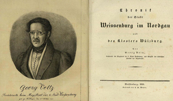 Georg Voltz - Weissenburg im Nordgau. 1835.