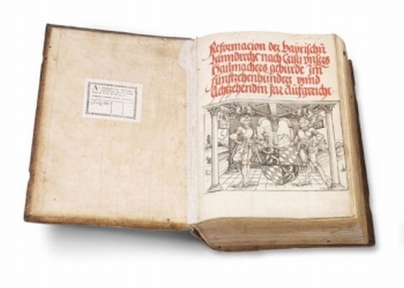 Bayrisches Landrecht - Reformation des bayrischen Landrecht. 1520.