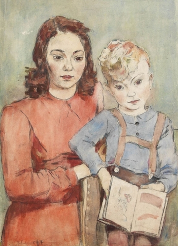 Bernhard Kretzschmar - Mutter und Sohn