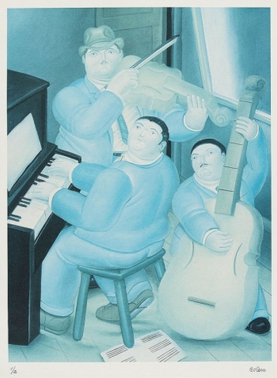 Fernando Botero - Three musicians