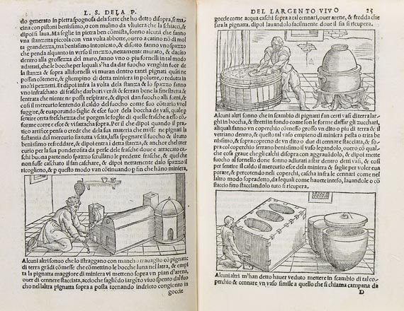 Vanoccio Biringuccio - (9) de la Pirotechnia. 1540
