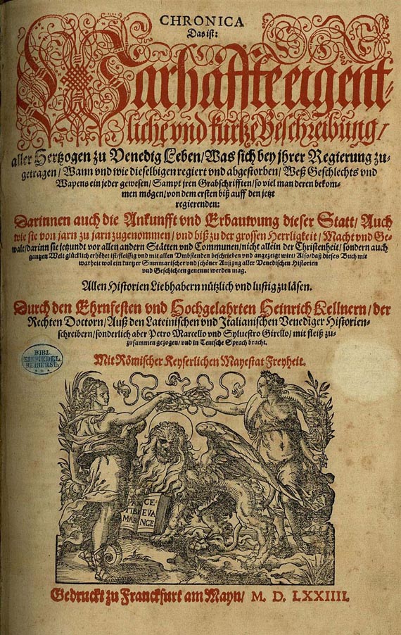 Heinrich Kellner - Sammelband. 1561