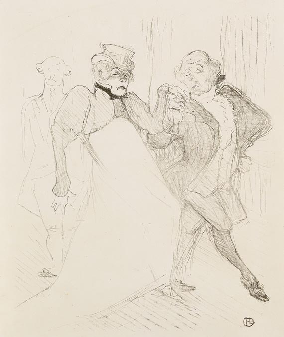 Henri de Toulouse-Lautrec - Réjane et Galipaux dans Madame Sans-Gêne