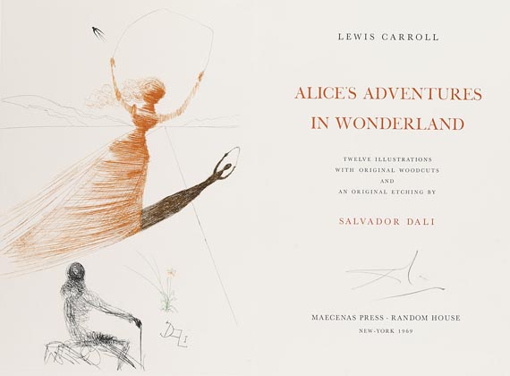 Salvador Dalí - Alice`s Adventures. 1969