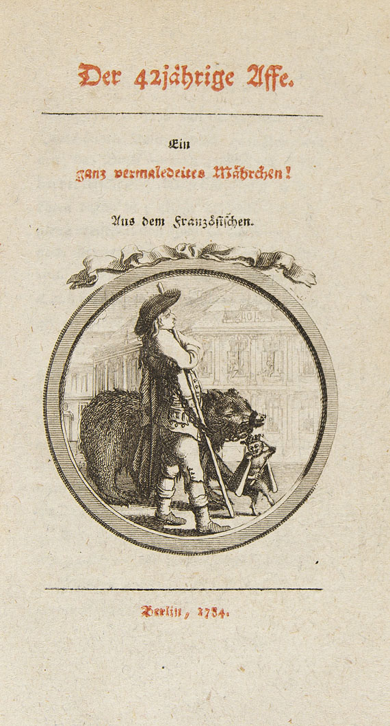 Karl Franz Guolfinger von Steinsberg - Der 42jährige Affe. 1784.