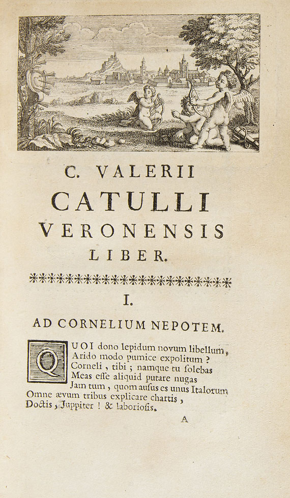 Gaius Valerius Catullus - Tibullus et Propertius. 1743.
