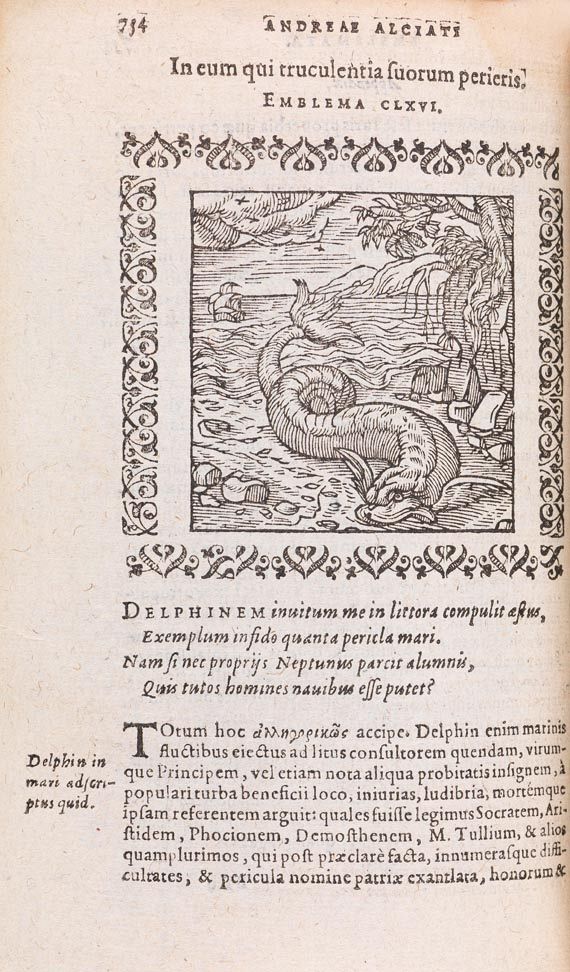 Andreae Alciatus - Emblemata. 1618.