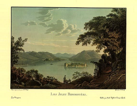 Wetzel, J. J. - Le Lago di como/Maggiore. 2 Bde. 1872-73