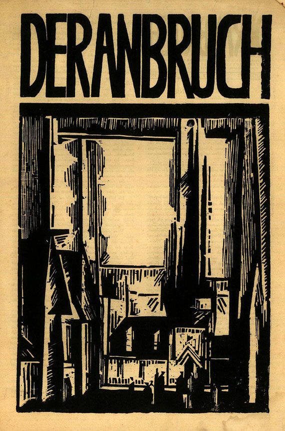 Der Anbruch - Der Anbruch 4 Hefte + Sturm, 1919