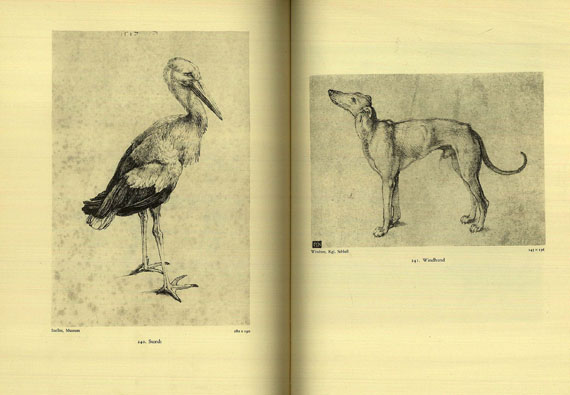 Dürer, A. - Dürers Zeichnungen. 4 Bde. 1936-1939