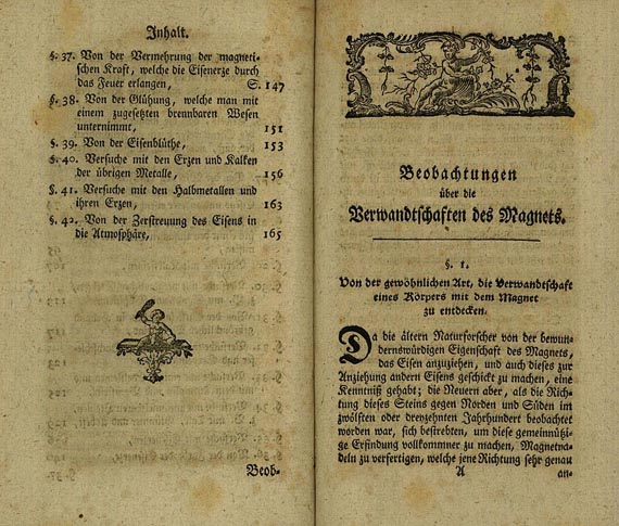 Anton Brugmans - Beobachtungen über die Verwandtschaften des Magnets. 1778