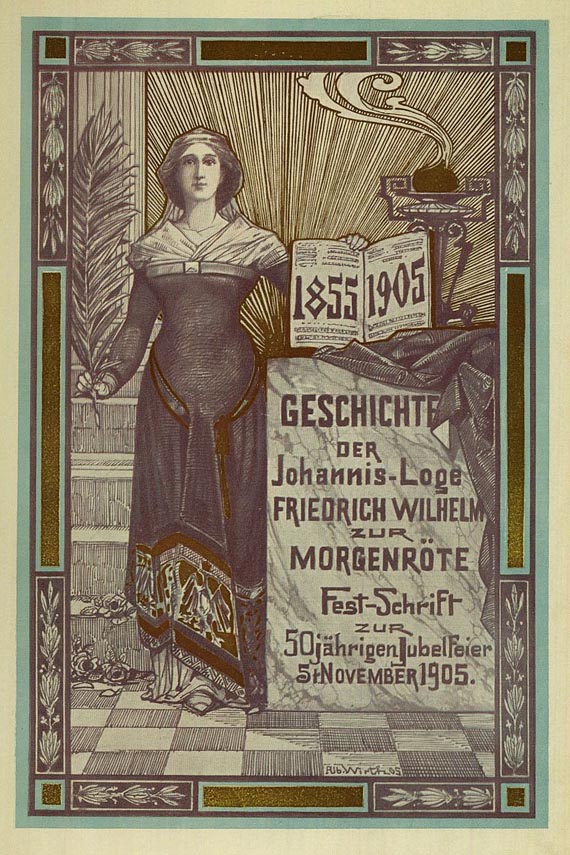 Freimaurer Sammlung - Slg. deutsche Freimaurer-Literatur. Ca. 240 Tle.