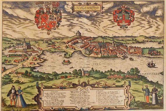  Schleswig-Holstein - 1 Bl. Schleiswygh. Braun-Hogenberg, 1588.