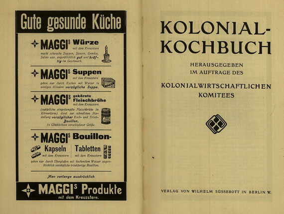  Kochbücher - Sammlung v. Regionalkochbüchern, zus. 8 Tle. Um 1883-1981.