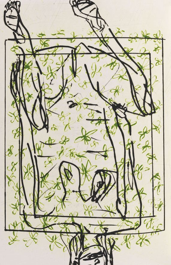 Georg Baselitz - 1001 Nacht. 1995.