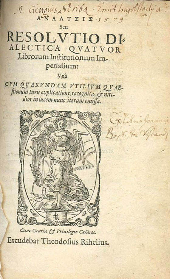Ludwig Gremp von Freudenstein - Analysis, Straßburg 1569.
