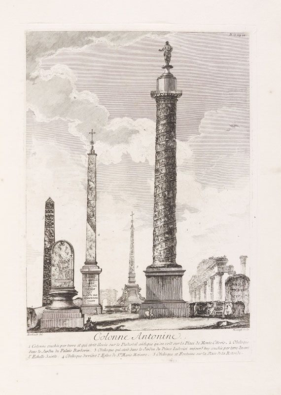 Jean Barbault - Les plus beaux monuments de Rome ancienne. 1761.