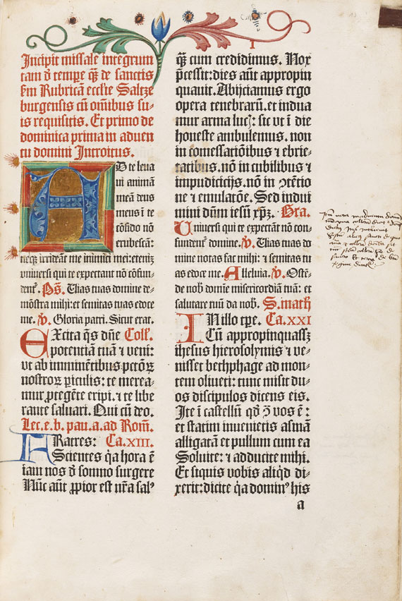 Missale Salisburgense - Missale Salisburgense. 1492.