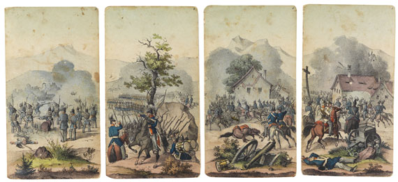 Schlachten-Myriorama - Schlachten Myriorama. Um 1865.