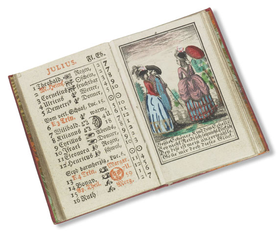   - Hamburgischer Schreib-Kalender. 1783. - Weitere Abbildung