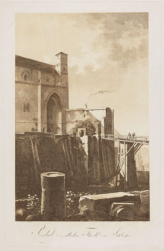 Johann Friedrich Frick - Marienburg: Portal des ältesten Theils des Schlosses