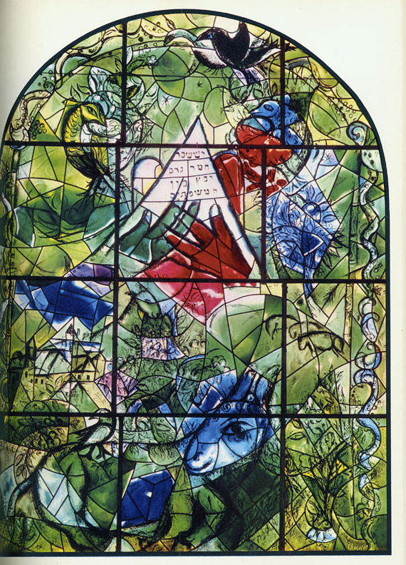 Marc Chagall - Glasmalereien für Jerusalem. 1962.