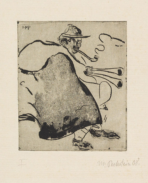 Dudelsackbläser, 1908