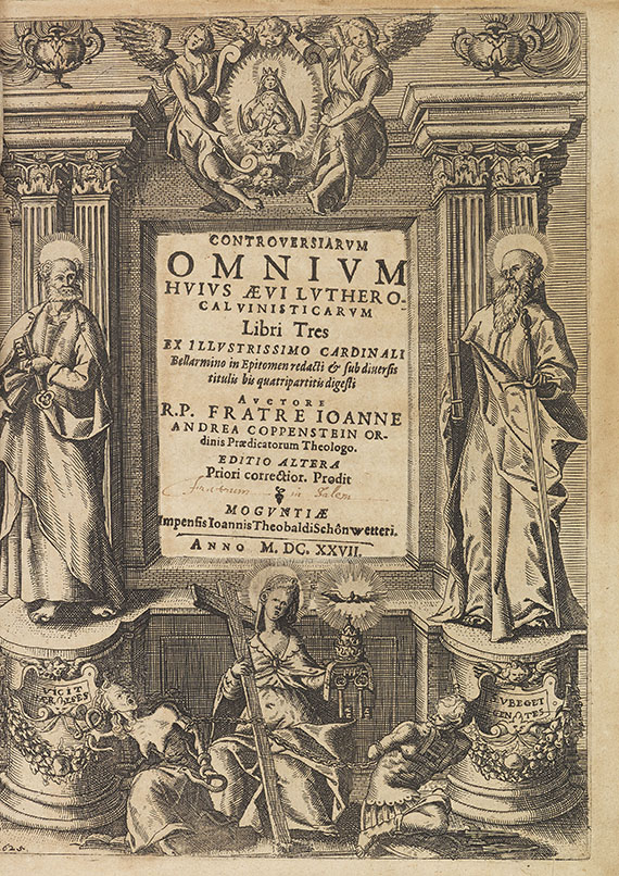 Johann Andreas Coppenstein - Controversiarum omnium huius aevi Luthero-Calvinisticarum