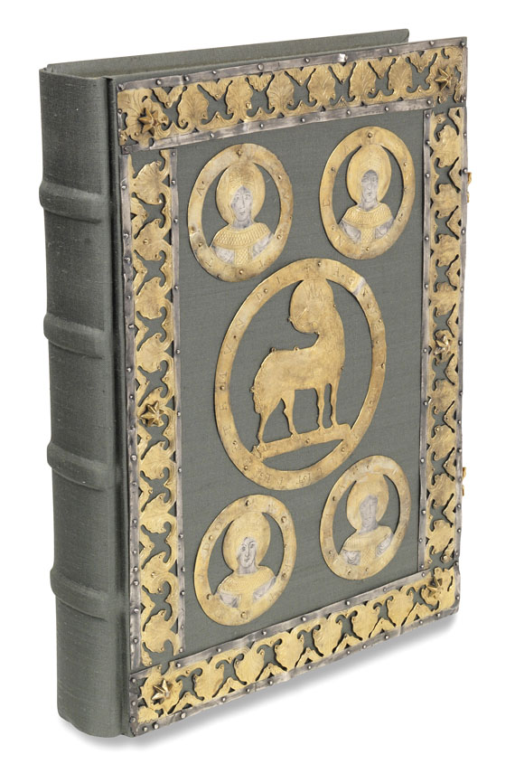 Perikopenbuch Heinrichs II. - Perikopenbuch Heinrich II mit Prunkdeckel und 2 Begleitbänden
