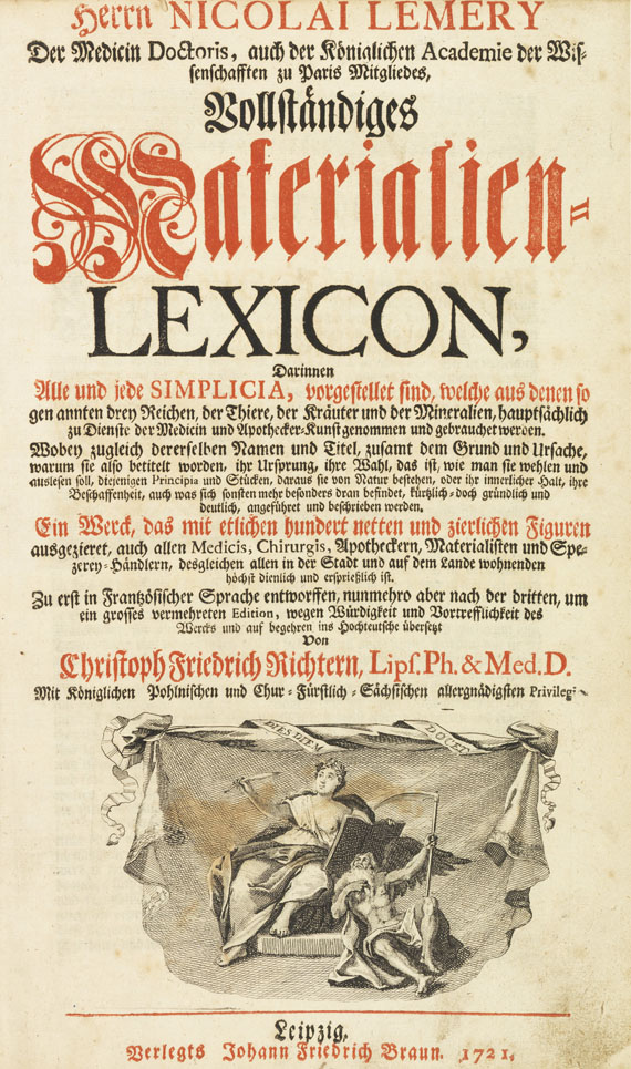 Nicolas Lemery - Vollständiges Materialien-Lexicon