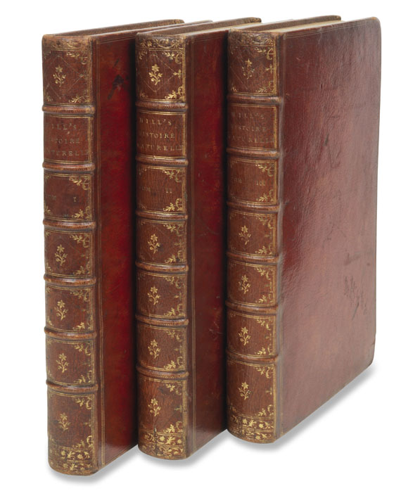 John Hill - An general natural history, 3 Bände