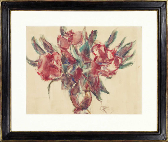 Christian Rohlfs - Rhododendron - Rahmenbild