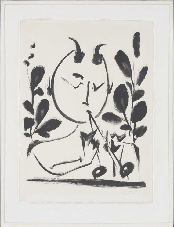 Pablo Picasso - Faune aux branchages - Rahmenbild