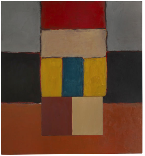 Sean Scully - Blue Yellow Figure, 2004.