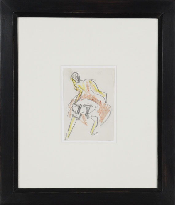 Ernst Ludwig Kirchner - Cancan-Tänzerin - Rahmenbild