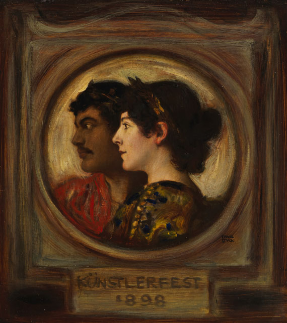 Franz von Stuck - Franz und Mary Stuck - Künstlerfest, 1898