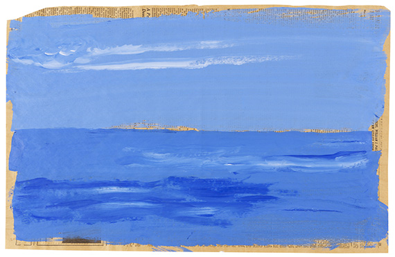 Paul Thek - Untitled (Blue Seascape)