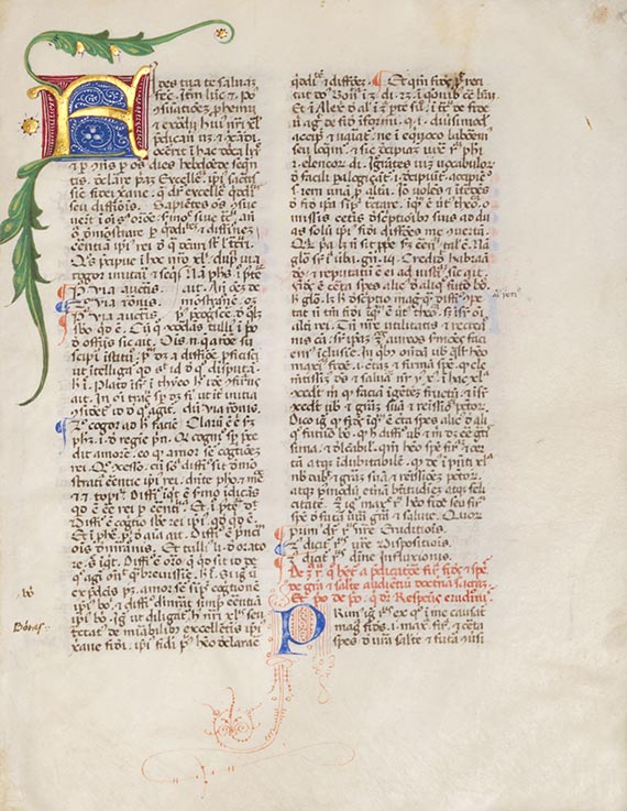 Antonius de Vercellis - Sermones quadragesimales. Lateinische Handschrift (2)